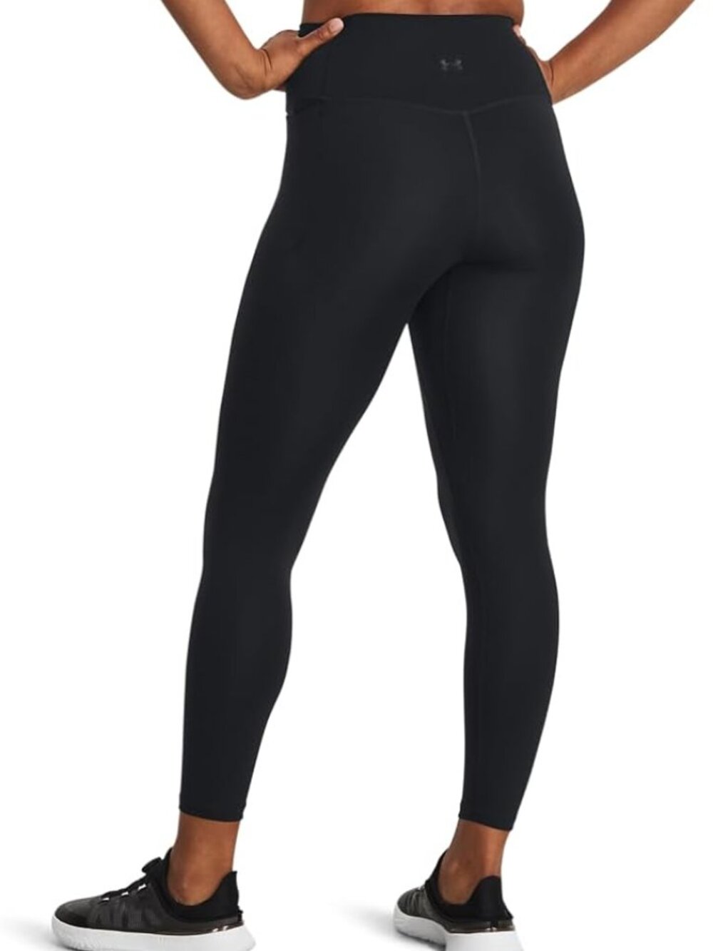 NWOT! Under Armour Women’s Fitted Crop Leggings Black XS Athletic Workout Gym